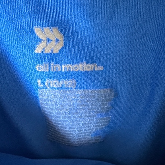 All in Motion Royal Blue Girl’s Short Sleeve Tee - Picture 2 of 3